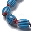 Handmade Millefiori Lampwork Beads Strands LAMP-F035-12I-3