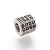 Brass Micro Pave Cubic Zirconia Beads ZIRC-S053-YS012B-1-1