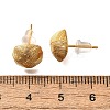 Brass Square Stud Earrings EJEW-Z083-04G-5