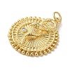 Brass Micro Pave Cubic Zirconia Pendants KK-R162-032A-G-2