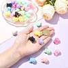 50Pcs Opaque Acrylic Pendants SACR-CJ0001-72-4
