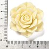 Synthetic Shell Dyed Carved Flower Connector Charms CORA-D034-01C-3