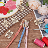50Pcs Wood Cross Stitch Thread Bobbins WOOD-OC0003-90-5