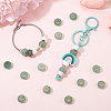 20Pcs Natural Green Aventurine European Beads G-SP0001-01B-06-4