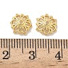 Brass Bead Caps KK-B166-17G-2