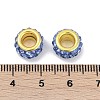 Alloy Rhinestone Clay Pave Beads ALRI-D300-04G-10-3