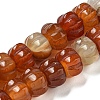 Natural Red Agate Beads Strands G-G142-A17-01-2