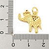 Brass Micro Pave Clear Cubic Zirconia Pendants KK-R159-18G-04-3