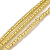 Electroplated Synthetic Non-magnetic Hematite Beads Strands G-I364-H01-G-1