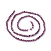 Natural Garnet Beads Strands LS-G-F619-17A-3mm-2