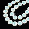 Natural Freshwater Shell Enamel Beads SHEL-N026-194-04-3