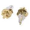 Ion Plating(IP) 304 Stainless Steel Stud Earrings for Women EJEW-B109-04B-G-2