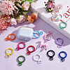   24Pcs 12 Colors Baking Paint Alloy Swivel Clasps FIND-PH0010-73-5