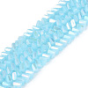 Electroplate Imitation Jade Glass Beads Strands EGLA-Q139-01A-B06-1