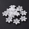 6-Petal Transparent Acrylic Bead Caps LS-X-OACR-A017-14-1