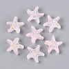Frosted Glass Beads FGLA-T005-01J-1