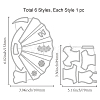 Carbon Steel Cutting Dies Stencils DIY-WH0309-1038-6