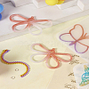 DIY Butterfly Pendant Keychain Making Kits DIY-TA0004-50-25