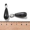 Natural Larvikite Pendants G-T081-35-3