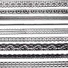 Gorgecraft 9 Styles Polyester Lace Trim OCOR-GF0002-56-1