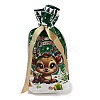 Christmas Deer Plastic  Packing Pouches Drawstring Bags ABAG-Q053-05A-3