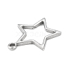 Non-Tarnish 304 Stainless Steel Pendants STAS-F287-13P-2