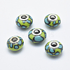 Handmade Polymer Clay European Beads CLAY-K002-C13-1