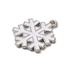 Winter Theme Alloy Enamel Pendants ENAM-M002-05R-P-2