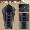 Adjustable Imitation Leather Cord Bracelet AJEW-WH0010-54B-6