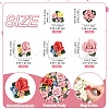 20Pcs 5 Styles Handmade Porcelain Cabochons PORC-YW0001-19-3