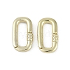 Brass Spring Gate Rings KK-Z078-01G-1