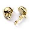 Brass Clip-on Earring Findings KK-O131-03G-B-2