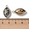 Natural Dalmatian Jasper Pendants G-B009-01G-B-3