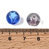 UV Plating Transparent Acrylic Enamel Beads AC-CBA0D47-07-3