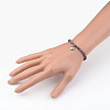 Glass Beads Stretch Bracelets X-BJEW-JB02450-4