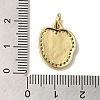 Brass Micro Pave Cubic Zirconia Pendants KK-K354-02G-U-3