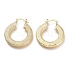 Brass Hoop Earrings EJEW-P264-A14-G-2