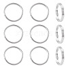 925 Sterling Silver Split Jump Rings STER-TA0001-48A-1