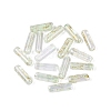 Picasso Transparent Glass Bugle Beads SEED-N010-02A-03-1