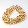 Electorplated Glass Beads X-EGLA-E005-12-2