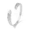 304 Stainless Steel Open Cuff Bangles for Women BJEW-C071-10P-1