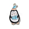 Winter Theme Alloy Enamel Pendants ENAM-M002-04M-P-1