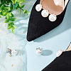 Plastic Imitation Pearl Shoe Decoration DIY-FG0003-72-4