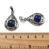 Natural Dyed Lapis Lazuli Pendants G-Q158-05P-13-3