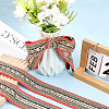 10 Yards Ethnic Style Polyester Ribbon for Sewing Decoration OCOR-CY0001-86A-4