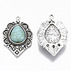 Tibetan Style Alloy Pendants X-PALLOY-R113-001-RS-2