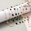 Nuggets Natural Gemstone Beaded Necklaces NJEW-JN03188-5