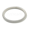 Non-Tarnish Adjustable 304 Stainless Steel Spring Bangles BJEW-H617-07P-1