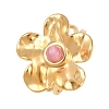 304 Stainless Steel with Resin Cuff Open Rings RJEW-Z132-03G-2