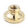 Texture Theme Round Brass Stamp Head AJEW-M036-01C-G-3